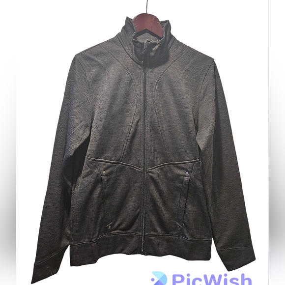 NWT North End Men's Amplify Mélange Fleece Jacket. Small. Grey. - Picture 6 of 7